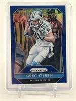 2015 Panini Prizm Blue Prizm #144 Greg Olsen!