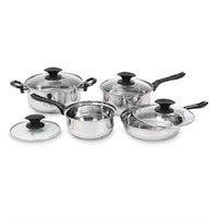 Starbasix Stainless Steel 8-Piece Cookware Set, Te