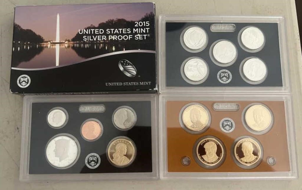 2015 UNITED STATES MINT SILVER PROOF SET