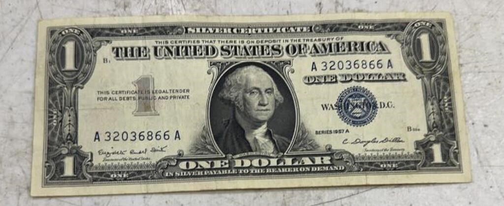 SERIES 1957-A $1.00 SILVER CERTIFICATE