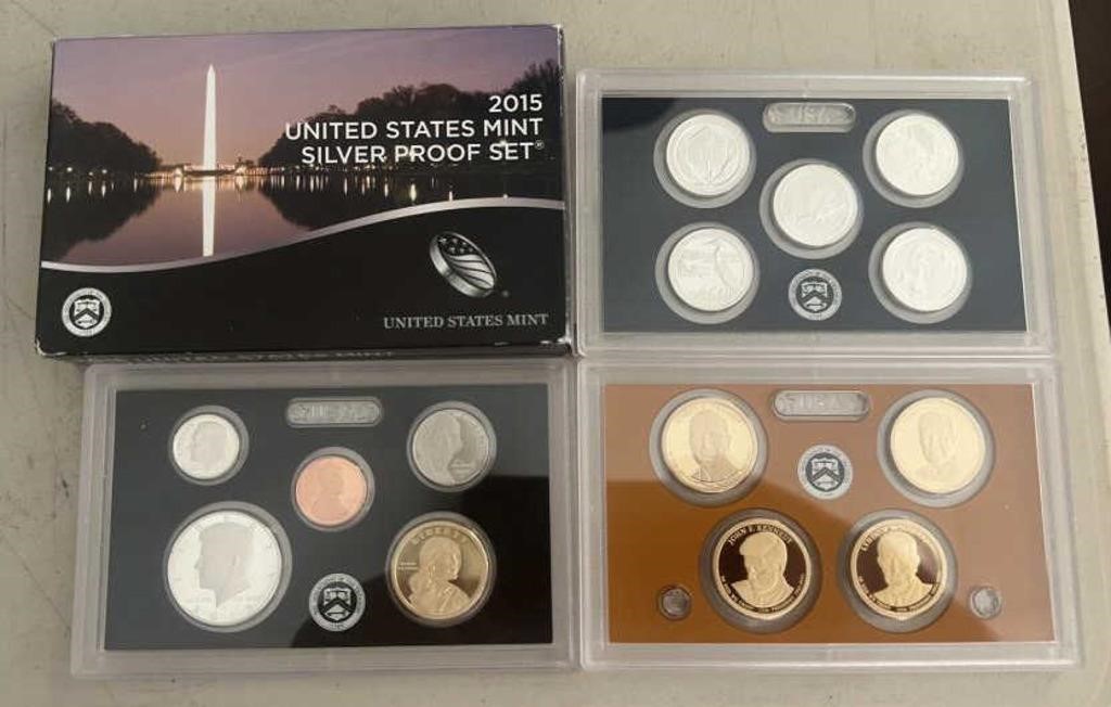 2015 UNITED STATES MINT SILVER PROOF SET