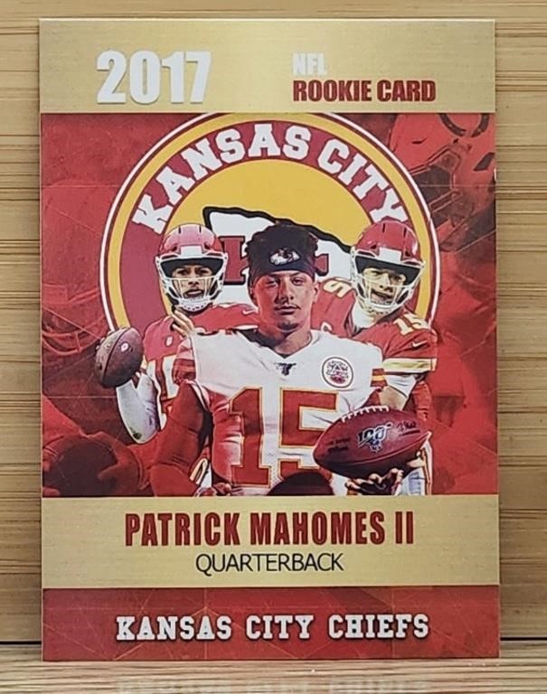 Patrick Mahomes 2017 NFL Rookie Card