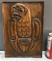 John Neel West Coast carved "Eagle" 7.5"x11"