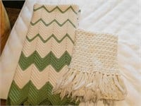 2 Crocheted Blankets