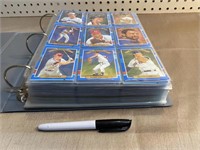 SPORTS CARDS IN BINDER