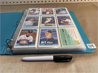 SPORTS CARDS IN BINDER