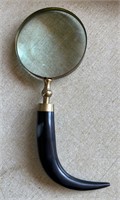 Vintage Antler Style Magnifying Glass