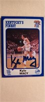 Kyle Macy Autographed