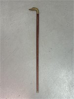 Walking cane with Brass Duck head