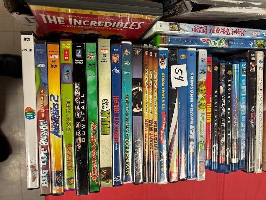 MISC DVD Box Lot