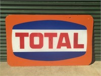 Total perspex sign approx 156 x 93 cm