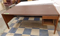 Large wooden office desk