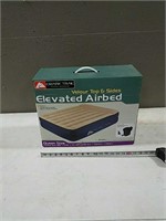 New in open box queen size elevated air bed