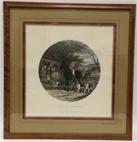 W.J. Shayer "Here Come the Hounds" Print