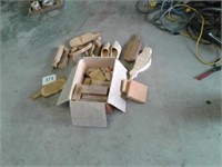 Wooden shoes other wood items