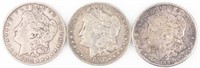 Coin 3 Morgan Silver Dollars 1896-O, 99-S & 1901-P
