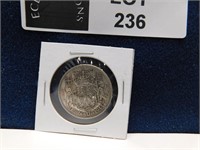 CANADA 1944 50 CENTS HALF DOLLAR SILVER COIN