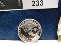 2005 NEVADA PACIFIC 1 TROY OUNCE .9999 SILVER COIN