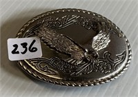 Metal Belt Buckle with Eagle on it