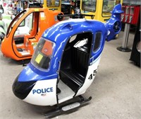 Police Helicopter Kiddie Ride, Body Only
