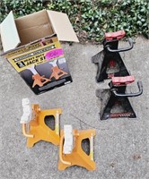 2 & 3 Ton Jack Stands Including Central Machinery