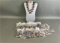 Colorful Glass Bead Jewelry Sets- 12 total