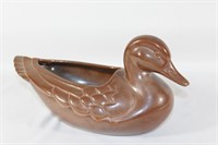 Chocolate Brown Frankoma 208 Duck Planter