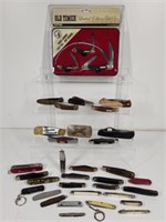 Pocket Knives: Old Timer Set, Red Cross, NRA