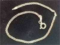 Italy 925 Sterling Silver 7in. Bracelet .89 Grams