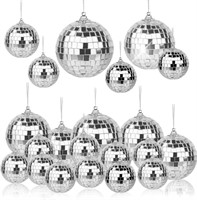 Pllieay 21Pcs Disco Ball Ornaments  3 Sizes Disco