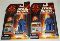 Lot of 2 Star Wars Senator Palpatine Figures