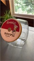 Campbell soup cracker Jar