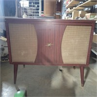 Mid Century Record Player Cabinet not working
