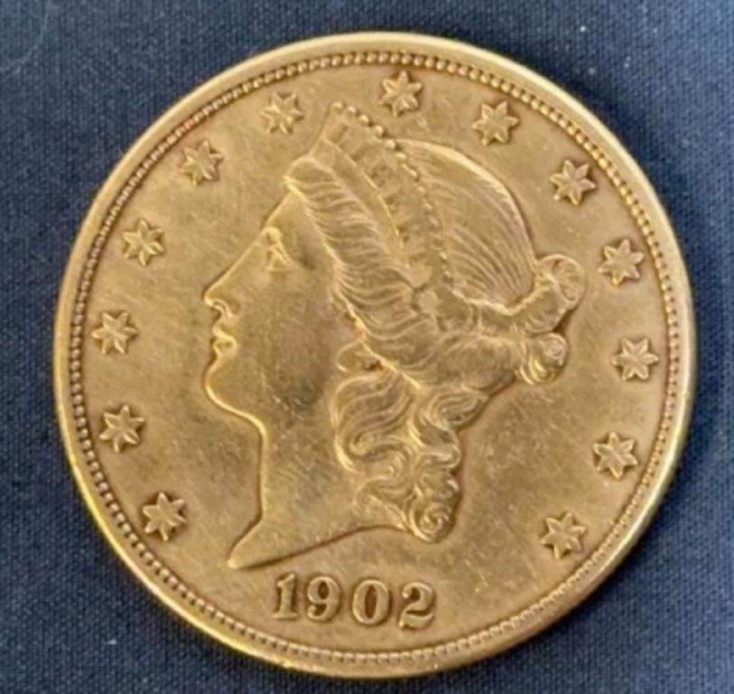 1902 Twenty Dollar Gold Coin  *****local pick