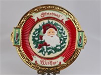 Department 56 Santa Seving Tray 13" wide