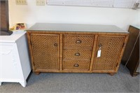 Rattan Buffet Table