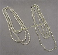 2 Pearl-Bead Necklaces