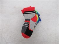 12-Pk Kid's Quarter Ankle Sock, Multi-Coloured