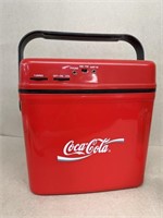 Coca-Cola radio cooler