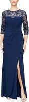 (U) Alex Evenings Womens Long A-line Sweetheart Ne