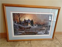 Terry Redlin Heading Home Framed Print - 17x25