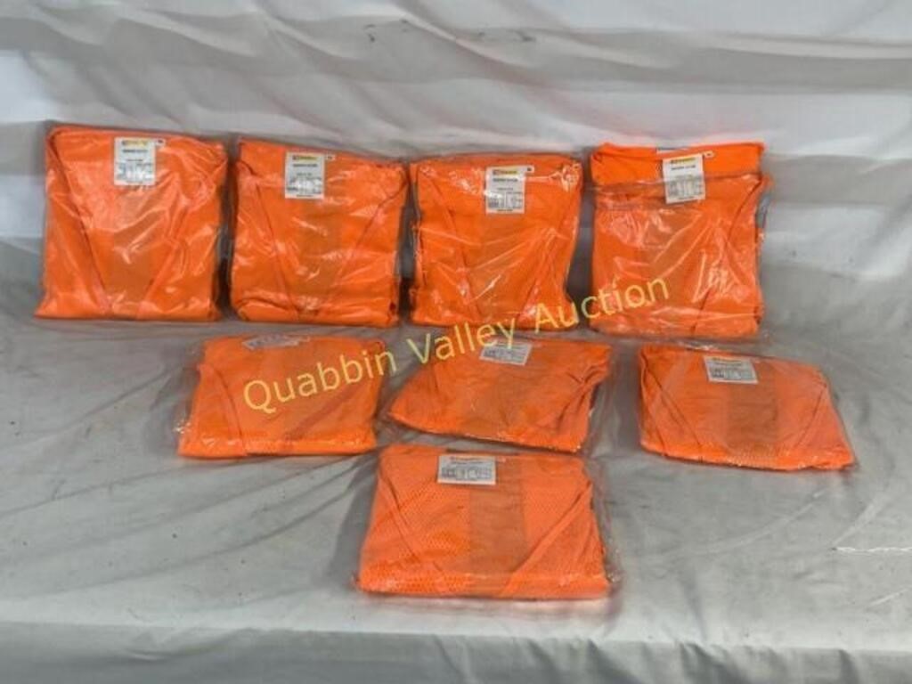 8 ASSORTED SAFETY VEST