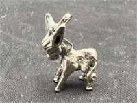 Sterling silver donkey pendant