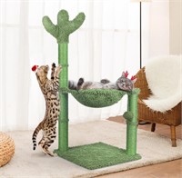 Cat Scratching Post with Hammock, 38.2 Inch