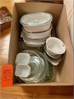 Assorted glass baking dishes