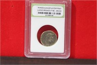 A Slabbed Large Bronze Roman Coin