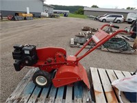 Garden King 5hp rear tine tiller; works per seller