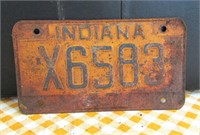 1947 IN License Plate