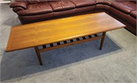 Mid Century Modern 'surfboard' Teak  Coffee Table