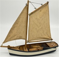 Small Model Wood Sailing Ship